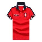 t-shirt ralph lauren hommes classic fit soft-touch logo rond rouge